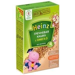ХАЙНЦ КАША 200Г. ГРЕЧКА+ОМЕГА-3 Б/МОЛ. 4+МЕС. [HEINZ]