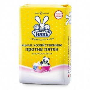 УШАСТЫЙ НЯНЬ МЫЛО ХОЗ. П/ПЯТЕН 180Г.