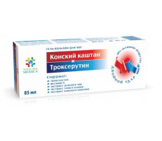 НАТУРА МЕДИКА ГЕЛЬ-БАЛЬЗАМ КОНСКИЙ КАШТАН+ТРОКСЕРУТИН Д/НОГ 85МЛ. [NATURA MEDICA]