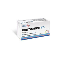 КВЕТИАПИН-СЗ 100МГ. №60 ТАБ. П/О /СЕВЕРНАЯ ЗВЕЗДА/