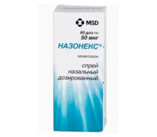 НАЗОНЕКС 50МКГ/ДОЗА 10Г. 60ДОЗ №1 НАЗАЛ.СПРЕЙ ДОЗИР. ФЛ.