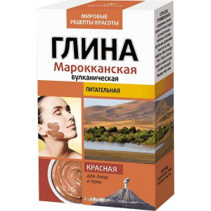 ФИТОКОСМЕТИК ГЛИНА КРАСНАЯ МАРОККАНСКАЯ ВУЛКАН. 100Г. ПИТАТ.