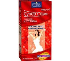 СУПЕР-СЛИМ ФИТОЧАЙ КЛУБНИКА 2Г. №30 ПАК.