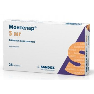 МОНТЕЛАР 5МГ. №28 ТАБ.ЖЕВ.