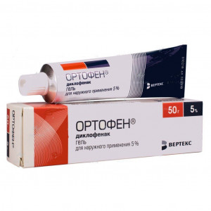 ОРТОФЕН 5% 50Г. ГЕЛЬ Д/НАРУЖ.ПРИМ. ТУБА /ВЕРТЕКС/