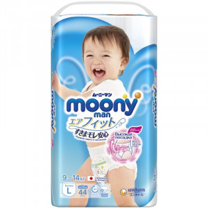 МУНИ ПОДГУЗНИКИ-ТРУСИКИ 9-14КГ №44 Д/МАЛ. [MOONY]