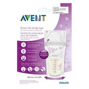 АВЕНТ ПАКЕТЫ Д/ХРАНЕНИЯ МОЛОКА 180МЛ. №25 /АРТ.80250/SCF603/25/ [AVENT]