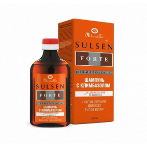 МИРРОЛЛА СУЛЬСЕН ФОРТЕ ШАМПУНЬ 2% С КЛИМБАЗОЛОМ 150МЛ. ФЛ. МИРРОЛЛА СУЛЬСЕН ФОРТЕ ШАМПУНЬ 2% С КЛИМБАЗОЛОМ 150МЛ. ФЛ.