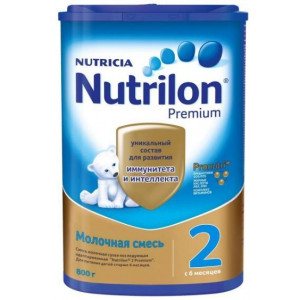 НУТРИЛОН-2 СМЕСЬ ДЕТСКАЯ ПРЕМИУМ 800Г. 6-12МЕС. [NUTRILON]