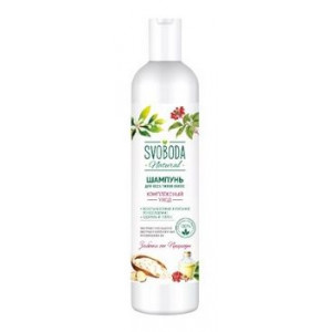 СВОБОДА НАТУРАЛ ШАМПУНЬ Д/ВСЕХ ТИПОВ ВОЛОС ЖЕНЬШЕНЬ+ЗЕЛ.ЧАЙ 430МЛ. [SVOBODA]