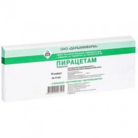 ПИРАЦЕТАМ 200МГ/МЛ. 5МЛ. №10 Р-Р Д/В/В,В/М АМП. /ДАЛЬХИМФАРМ/