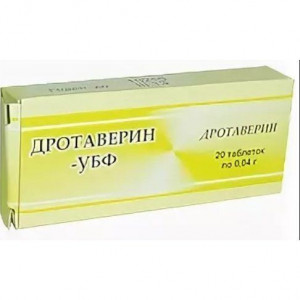ДРОТАВЕРИН-УБФ 40МГ. №20 ТАБ. /УРАЛБИОФАРМ/