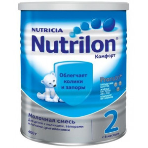 НУТРИЛОН-2 КОМФОРТ СМЕСЬ ДЕТСКАЯ 400Г. 6+МЕС. [NUTRILON]