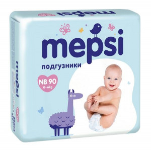 МЕПСИ ПОДГУЗНИКИ НВ 0-6КГ. №90 [MEPSI]