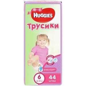 ХАГГИС ТРУСИКИ-ПОДГУЗНИКИ 16-22КГ. №44 Д/ДЕВ. [HUGGIES]