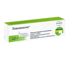 ЛЕВОМЕКОЛЬ 40МГ/Г.+7,5МГ/Г. 40Г. №1 МАЗЬ Д/НАРУЖ.ПРИМ. ТУБА /НИЖФАРМ/