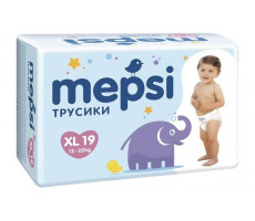 МЕПСИ ПОДГУЗНИКИ-ТРУСИКИ 12-22КГ. ХL №19 [MEPSI]