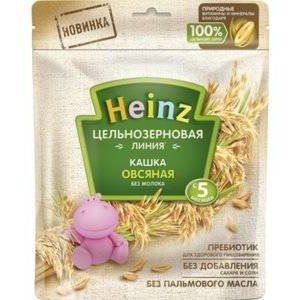 ХАЙНЦ КАША 180Г. ОВСЯНКА С ПРЕБИОТИКАМИ 5+МЕС. [HEINZ]