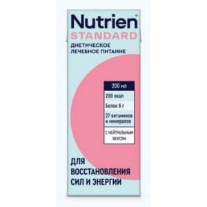 НУТРИЭН СМЕСЬ Д/ЭНТЕРАЛЬНОГО ПИТАНИЯ СТАНДАРТ НЕЙТРАЛ.ВКУС 200МЛ. НУТРИЭН СМЕСЬ Д/ЭНТЕРАЛЬНОГО ПИТАНИЯ СТАНДАРТ НЕЙТРАЛ.ВКУС 200МЛ.