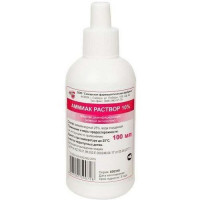 АММИАК 100МГ/МЛ. 100МЛ. №1 Р-Р Д/НАРУЖ./ИНГ. ФЛ. /САМАРАМЕДПРОМ/