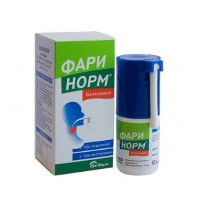 ФАРИНОРМ БЕНЗИДАМИН 0,255МГ/ДОЗА 30МЛ. 176ДОЗ СПРЕЙ Д/МЕСТ.ПРИМ. ДОЗИР. ФЛ. ФАРИНОРМ БЕНЗИДАМИН 0,255МГ/ДОЗА 30МЛ. 176ДОЗ СПРЕЙ Д/МЕСТ.ПРИМ. ДОЗИР. ФЛ.