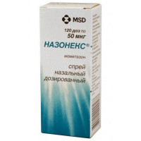 НАЗОНЕКС 50МКГ/ДОЗА 18Г. 120ДОЗ №1 НАЗАЛ.СПРЕЙ ДОЗИР. ФЛ.