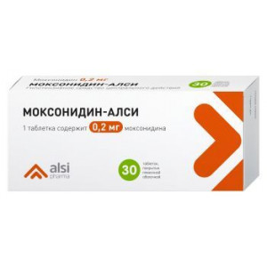 МОКСОНИДИН-АЛСИ 0,2МГ. №30 ТАБ. П/П/О /АЛСИ/ МОКСОНИДИН-АЛСИ 0,2МГ. №30 ТАБ. П/П/О /АЛСИ/