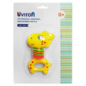 ЮВИТОН ИГРУШКА ПОГРЕМУШКА ЖИРАФ /АРТ.0139/ [UVITON]