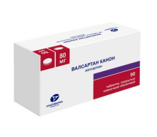 ВАЛСАРТАН КАНОН 80МГ. №90 ТАБ. П/П/О