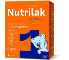 НУТРИЛАК-1 МОЛОЧН.СМЕСЬ 0-6 МЕС. 300Г. [NUTRILAK]