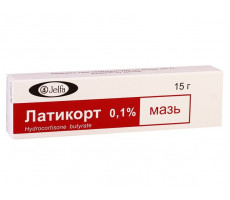 ЛАТИКОРТ 0,1% 15Г. МАЗЬ Д/НАРУЖ.ПРИМ. ТУБА /ЭЛЬФА/ВАЛЕАНТ/