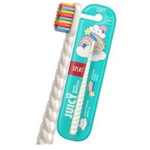 СПЛАТ ЗУБ.ЩЕТКА ДЕТ. ДЖУСИ ЛАБ МАГИЯ ЕДИНОРОГА С ИОНАМИ СЕРЕБРА ЖЕМЧУЖ. 4+ ЛЕТ МЯГКАЯ [SPLAT]