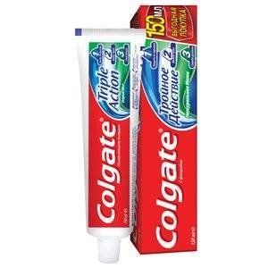 КОЛГЕЙТ ЗУБ.ПАСТА ТРОЙНОЕ ДЕЙСТВИЕ НАТУР. МЯТА 150МЛ. [COLGATE]