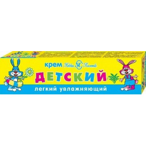 КРЕМ ДЕТСКИЙ ЛЕГКИЙ УВЛАЖН. АЛОЭ+РОМАШКА 40МЛ. /НК/НЕВСКАЯ КОСМЕТИКА/