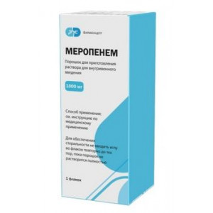 МЕРОПЕНЕМ 1Г. №1 ПОР. Д/Р-РА Д/В/В ФЛ. /ФАРМКОНЦЕПТ/