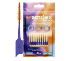 СПЛАТ ЕРШИК СМАЙЛЕКС ОРТО+ МЕЖЗУБН. ЭЛАСТ.КОНЧИК МЯТА Р.S №30 [SPLAT]