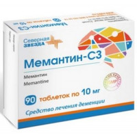 МЕМАНТИН-СЗ 10МГ. №90 ТАБ. П/П/О /СЕВЕРНАЯ ЗВЕЗДА/